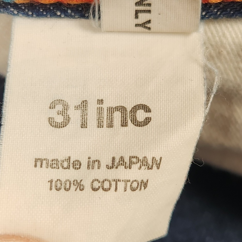 Chimala Jeans 31x34 Blue Raw Denim Straight Button Fly Distressed Made In Japan - Picture 5 of 16